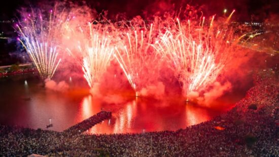 Réveillon no Parque Anauá, em Boa Vista - Foto: Divulgação